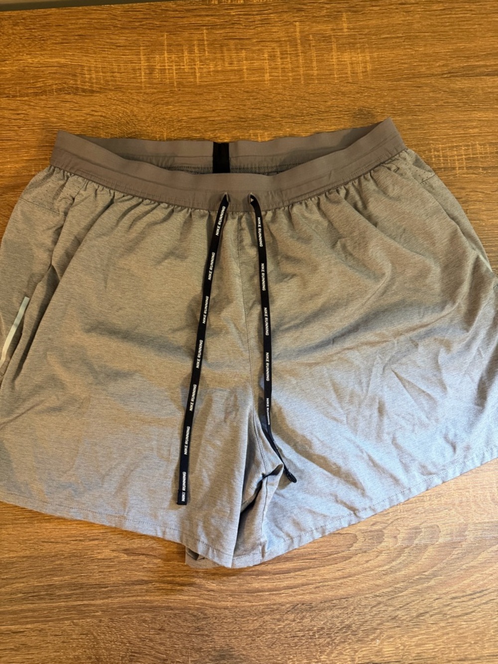 Women’s Gray Nike Running Drawstring Shorts
